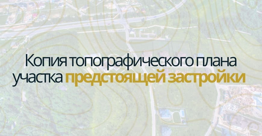 Копия топографического плана участка в Еманжелинске